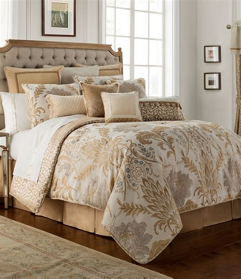 Waterford Ansonia Floral Jacquard Comforter Set Dillards Luxury