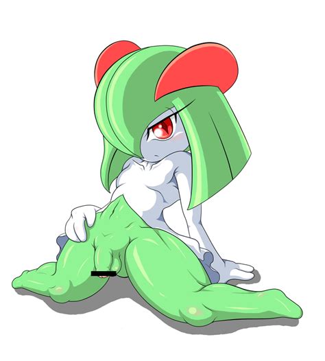 Rule 34 Anthro Balls Blush Flaccid Hair Over One Eyes Kirlia Male Kirlia Penis Pokemon Pokemon