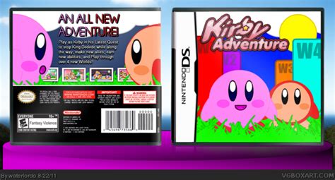 Kirby Adventure Nintendo Ds Box Art Cover By Waterlordo
