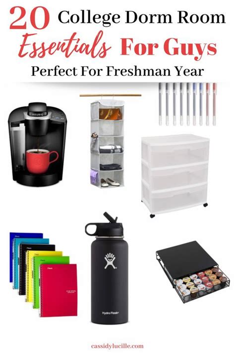 20 College Dorm Room Essentials For Guys College Dorm Room Essentials