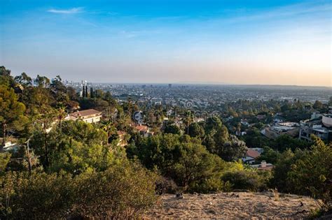 Beautiful Los Angeles Skyline Stock Image Image Of California