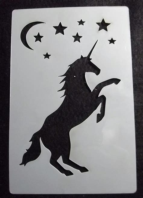 Marbling With A Stencil Unicorn
