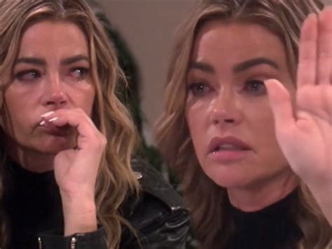 denise richards blows up on rhobh when confronted with brandi glanville affair rumors
