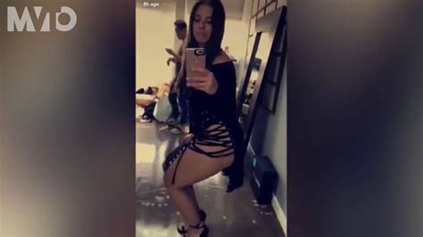 Ashley Graham Hace Twerking Con Un Sexy Vestido Negro The Mvto