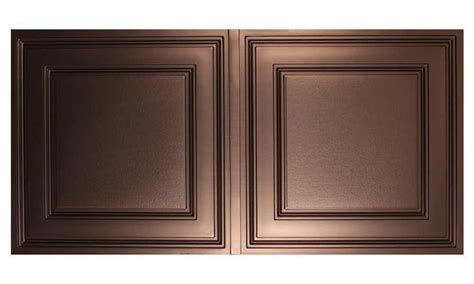 Ceiling tiles at menards 2. Stratford| Vinyl Ceiling Tiles| Bronze 2x4 Faux Metal Tiles