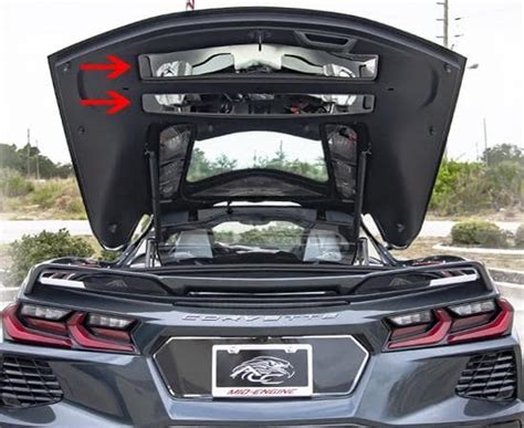 C8 Corvette Coupe Engine Compartment Hood Panels By American Car Craft