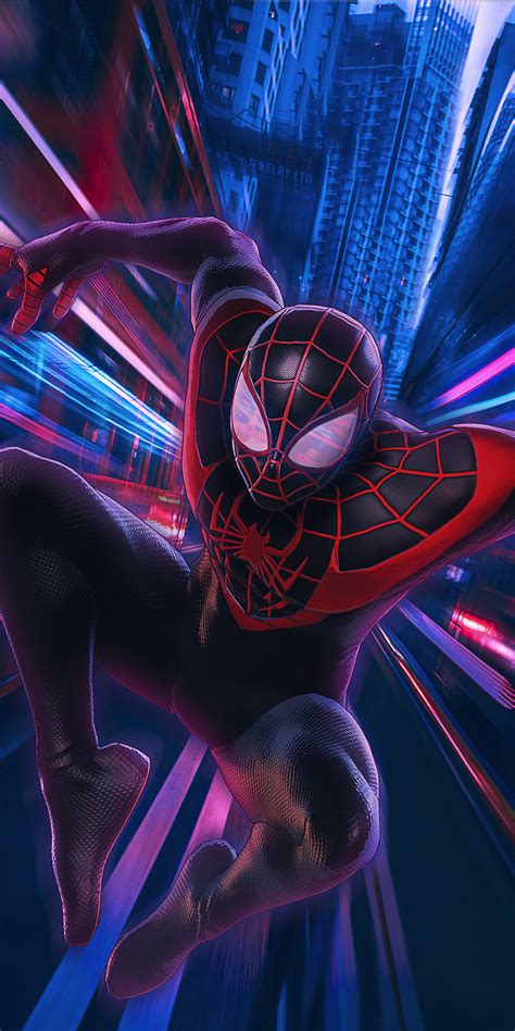 1080x2160 Artwork Spider Man Miles 2020 One Plus 5thonor 7xhonor View