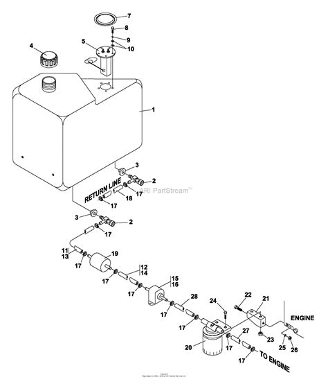 Bunton Bobcat Ryan 75 70260 Kubota Diesel Parts Diagram For Fuel System