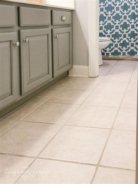 Diy Peel And Stick Vinyl Floor Tile The Turquoise Home