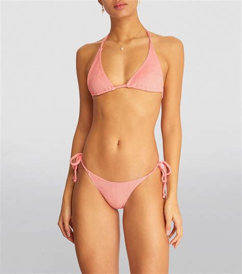 Lisa Marie Fernandez Pink Pamela Bikini Harrods Uk