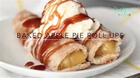 Baked Apple Pie Roll Ups Youtube