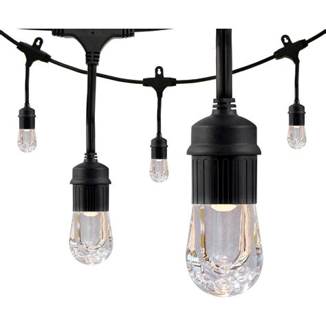 In fact, our staff agreed that these are the most. Enbrighten 12-Bulb 24 ft. Black Integrated LED Cafe String ...