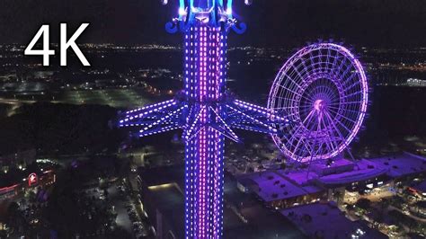 Florida 4k Starflyer Orlando Idrive Worlds Tallest Swing Ride Youtube