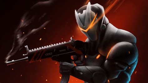Perfect screen background display for desktop, iphone, pc, laptop, computer. Omega With Rifle Fortnite Battle Royale, HD Games, 4k ...