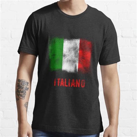 italian flag italy country italiano pride t shirt t shirt for sale by thelariat redbubble