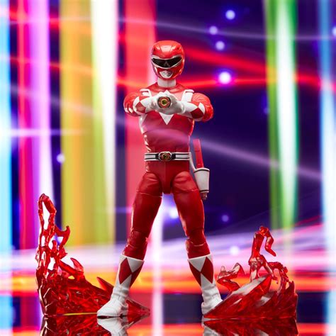 Power Rangers Lightning Collection Remastered Mighty Morphin Red Ranger Inch Action Figure