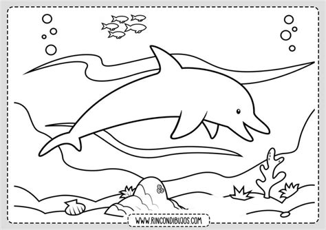 Dibujos De El Mar Para Colorear Imprimir Y Colorear Dolphin Coloring