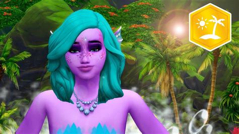 Mermaid Transformation 🧜‍♀️💦 The Sims 4 Island Living Part 9