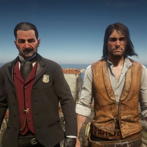 Its Strange In Rdr2 John And Ross Are The Same Height But In Rdr1 Ross