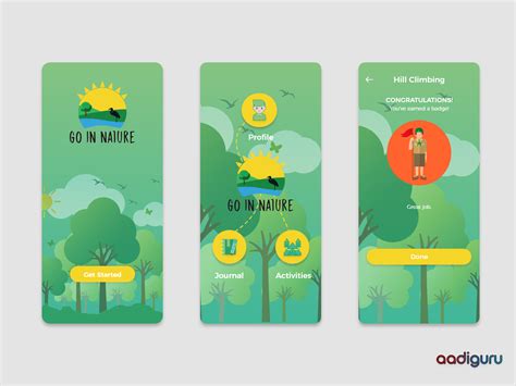 Go In Nature Mobile App By Aaditya Pauranik On Dribbble