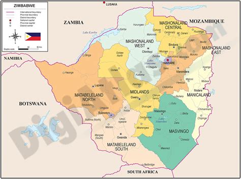 Historical maps of africa don cristian ramsey: Zimbabwe On Map : Large road map of Zimbabwe with cities and airports | Zimbabwe | Africa ...