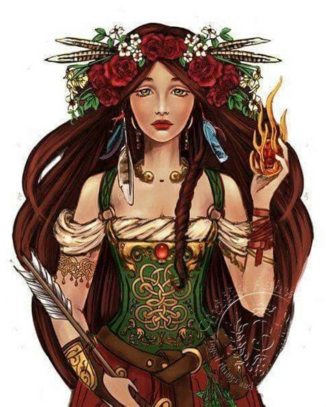 Brigid Wiccan Magick Witchcraft Celtic Deities Celtic Paganism