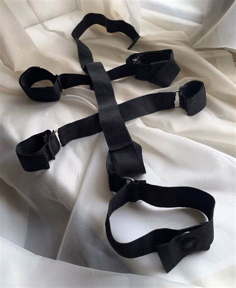Bondage Set Strap Rope Cuffs Wrists And Ankles Restraint Etsy