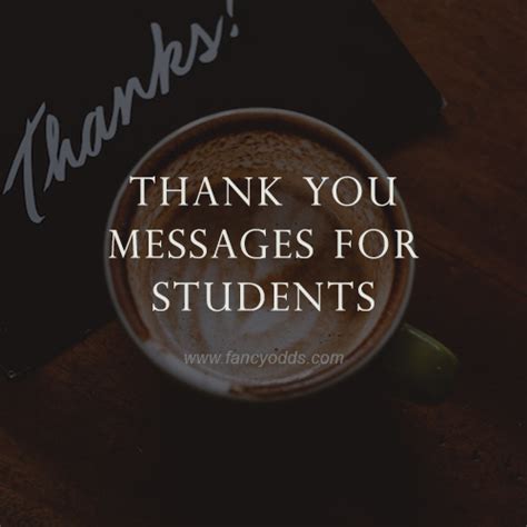 Thank You Quotes To Students