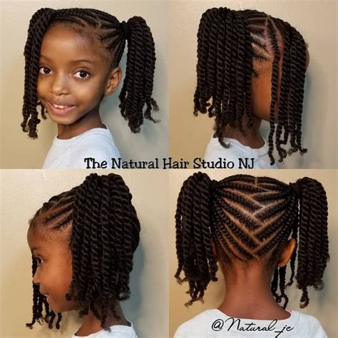 Braided Natural Hair Cornrow Hairstyles For Kids Photos Idea