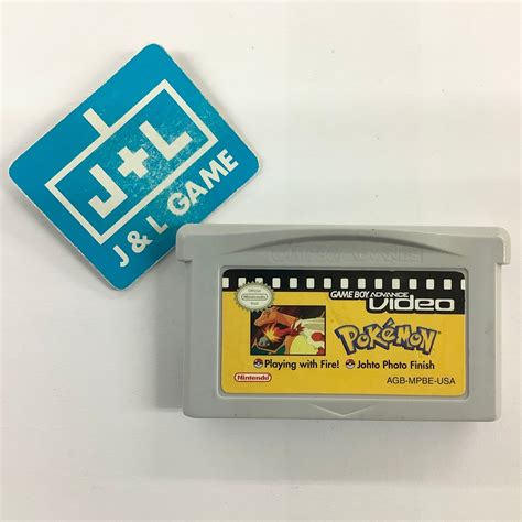 Game Boy Advance Video Pokemon Johto Photo Finish Gba Game Boy