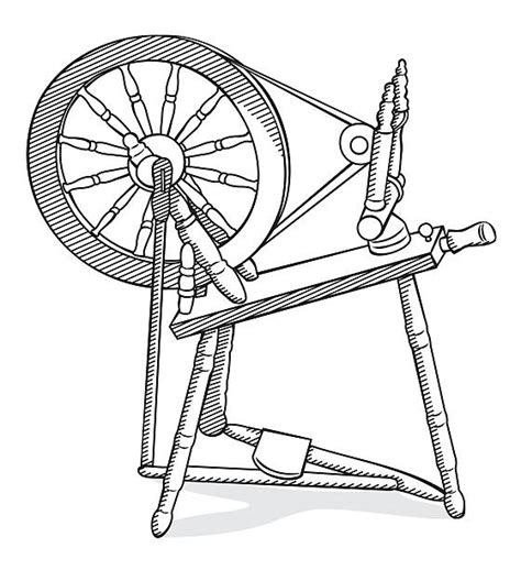 700 Spinning Wheel Stock Illustrations Royalty Free Vector Graphics