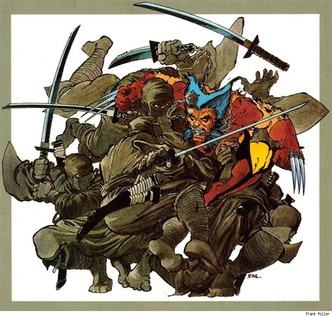 Ninjas Versus Wolverine By Frank Miller R Comicbooks