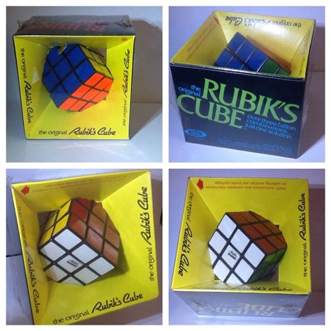 1980s Rubiks Cube Original Us Colour Scheme Rubiks Rubikscube