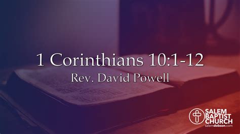 1 Corinthians 101 12