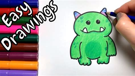 Monster Drawing For Kids At Explore Collection Of