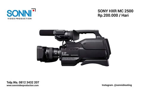 sony hxr mc2500 sonni video production
