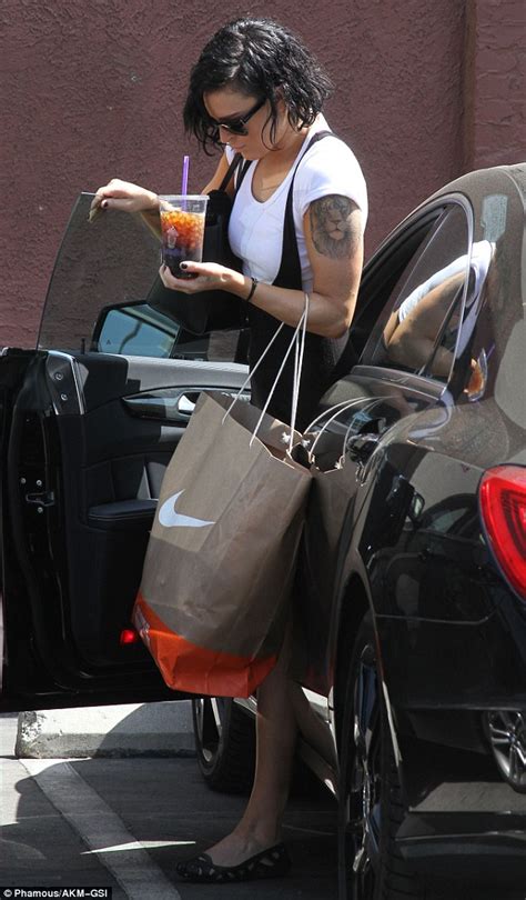 Rumer Willis Recharges With A Cool Drink As She Spends Another Day Rehearsing For Dancing With