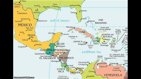 Latin America Map Countries And Capitals Hayley Drumwright