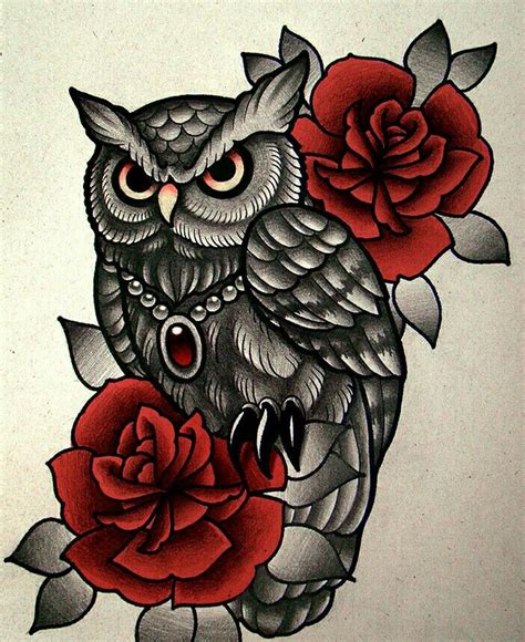 Pin By Orlando On Buhos Owl Tattoo Drawings Traditional Owl Tattoos