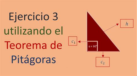 Teorema De Pitágoras Ejemplo 3 Youtube