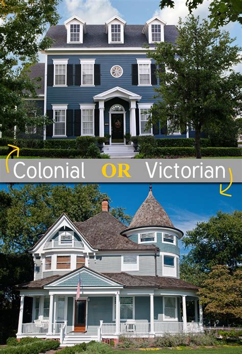 Which One Is More Your Style Colonial Or Victorian Homes Thisorthat