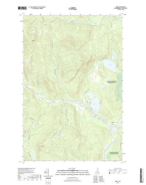 Mytopo Errol New Hampshire Usgs Quad Topo Map