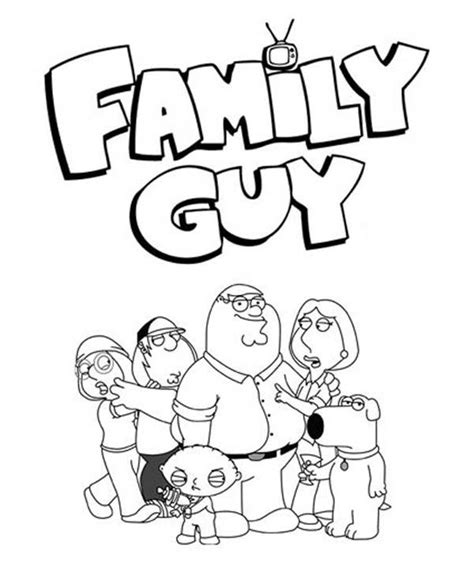 What's more, they can explore the various things that families do together through these images. Peter Griffin Coloring Pages - Coloring Home