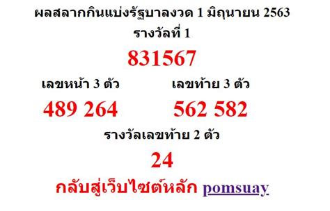 ซื้อหวยอย่างไรให้ถูกทุกงวด thaiorc.com เผยผลการวิเคราะห์สถิติ ที่ออกในย้อนหลัง 10 ปีอย่างละเอียด หวยออกงวด 16 มิถุนายน 2563 (16-06-63) หวยงวดล่าสุด ผลสลาก ...
