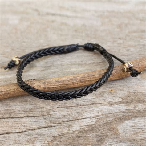 Mens Leather Braided Bracelets For Sale Amazon