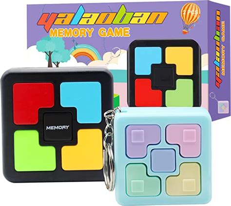 Yalaoban Memory Game 2 Pack Brain Games Memory Training Puzzle Toy Handheld Games