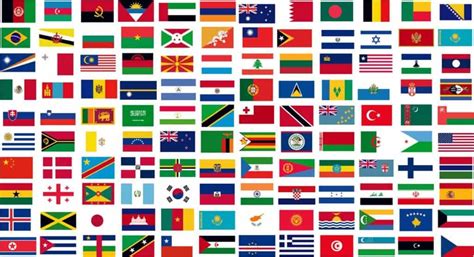 Todas Las Banderas Del Mundo Con Nombres De Paises E Imágenes