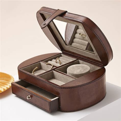 Leather Vintage Jewellery Box By Life Of Riley