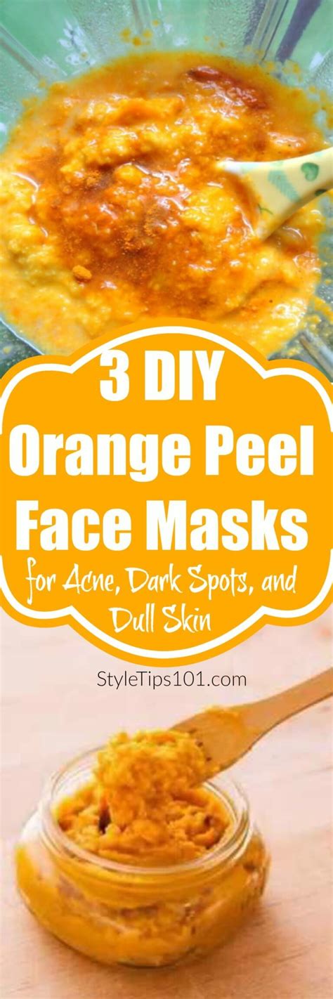3 Diy Orange Peel Face Masks