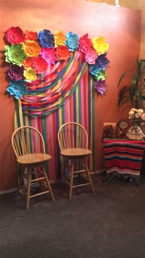 Backdrop Fiesta Theme Party Mexican Party Theme Mexican Party